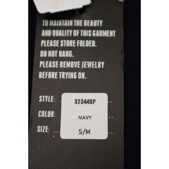 Metric Knits 32344SP Women's Sz S Navy V-Neck High/Low Sweater - Picture 5 of 7